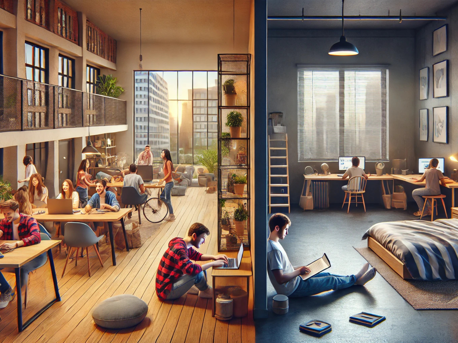 Pros and Cons of Co-Living Spaces vs. Traditional PGs