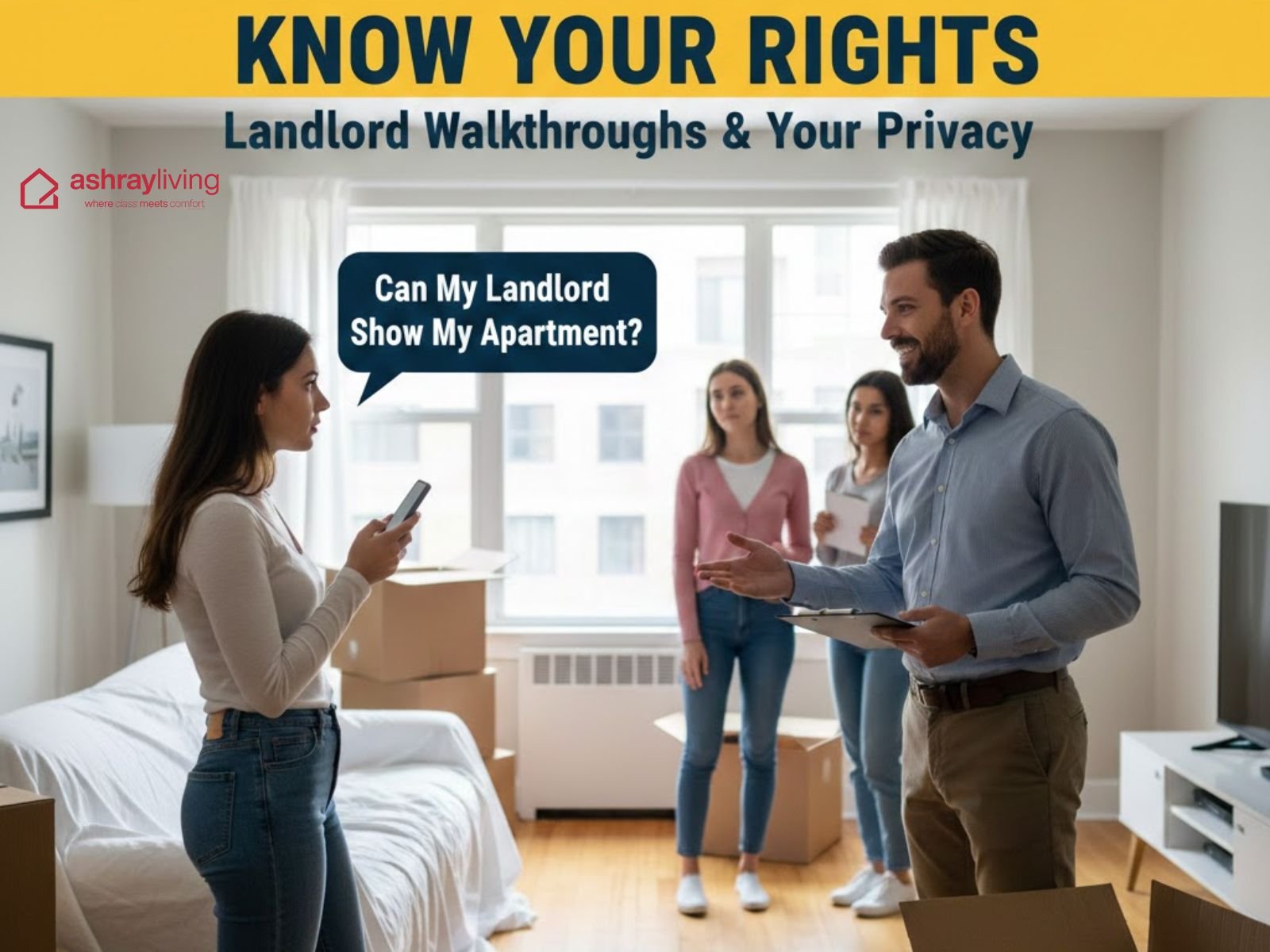 Can Your Landlord Show Your Apartment Before You Move Out?