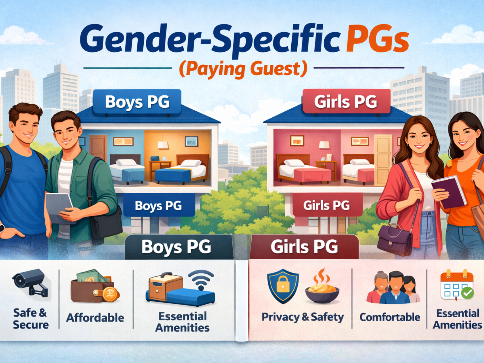 What Is Gender-Specific PGs? A Complete Guide for Students & Professionals