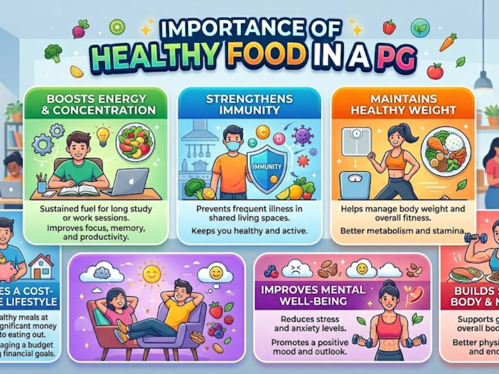 The Importance of Healthy Food in a PG: Why It Matters